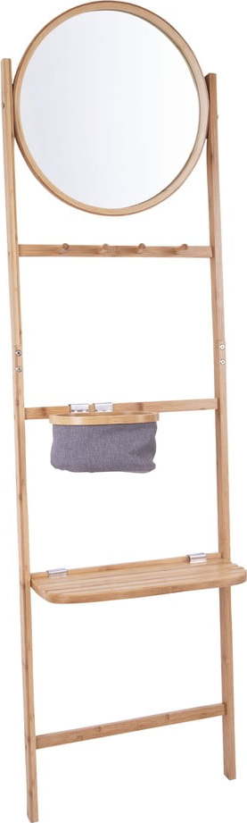 Bambusový věšák se zrcadlem Leitmotiv Bamboo Leitmotiv