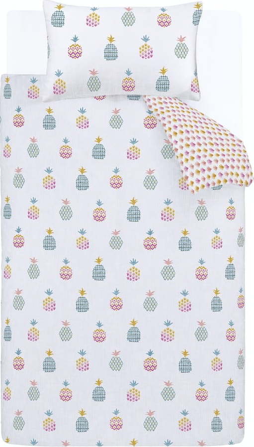 Bavlněné dětské povlečení 200x135 cm Ananas - Pineapple Elephant Pineapple Elephant