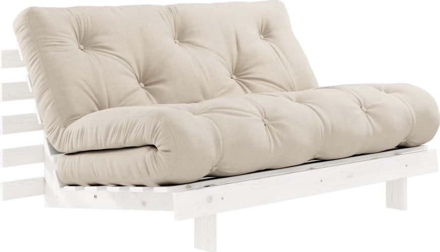 Béžová rozkládací pohovka 140 cm Roots - Karup Design Karup Design