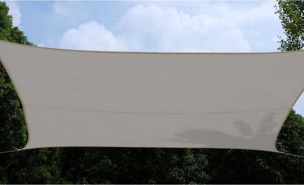 Béžová stínící plachta 500x500 cm - Rojaplast Rojaplast