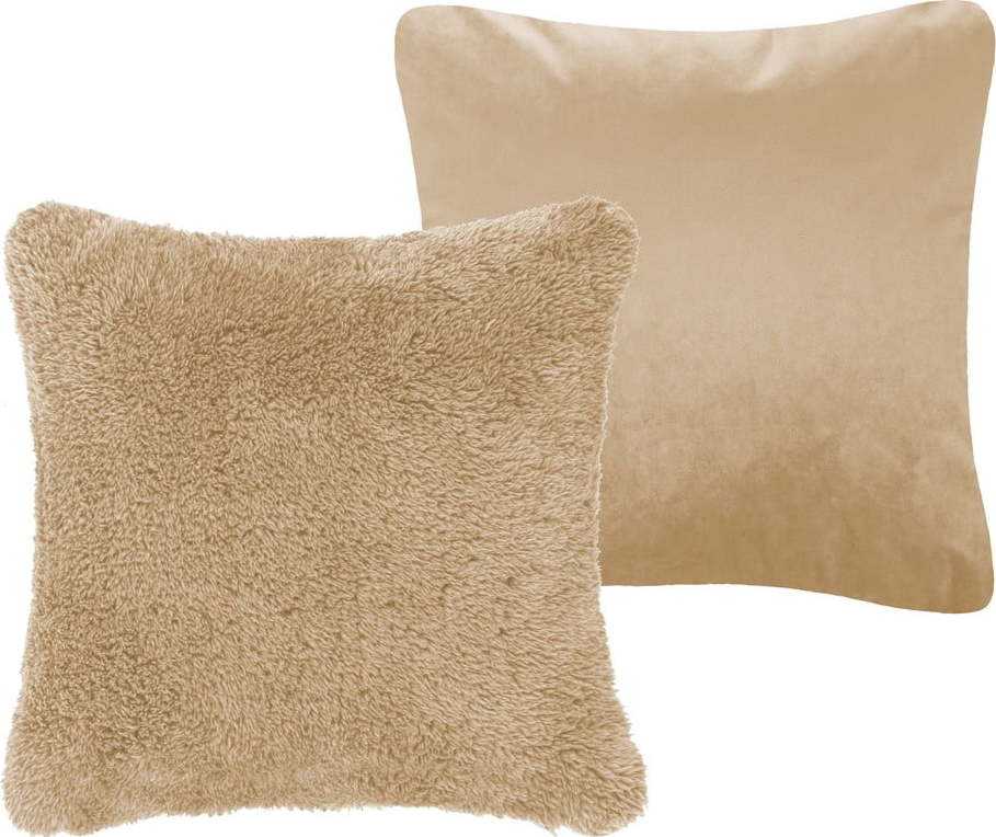 Béžový dekorativní polštář Tiseco Home Studio Teddy
