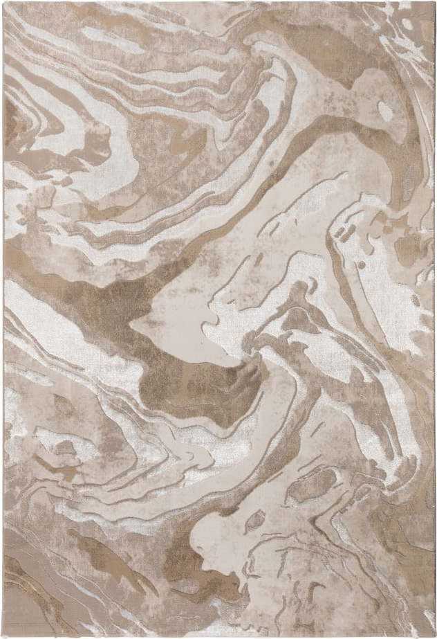 Béžový koberec Flair Rugs Marbled