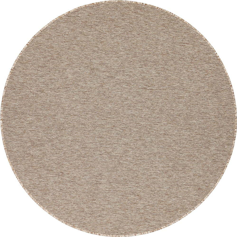 Béžový kulatý venkovní koberec ø 160 cm Vagabond™ - Narma Narma