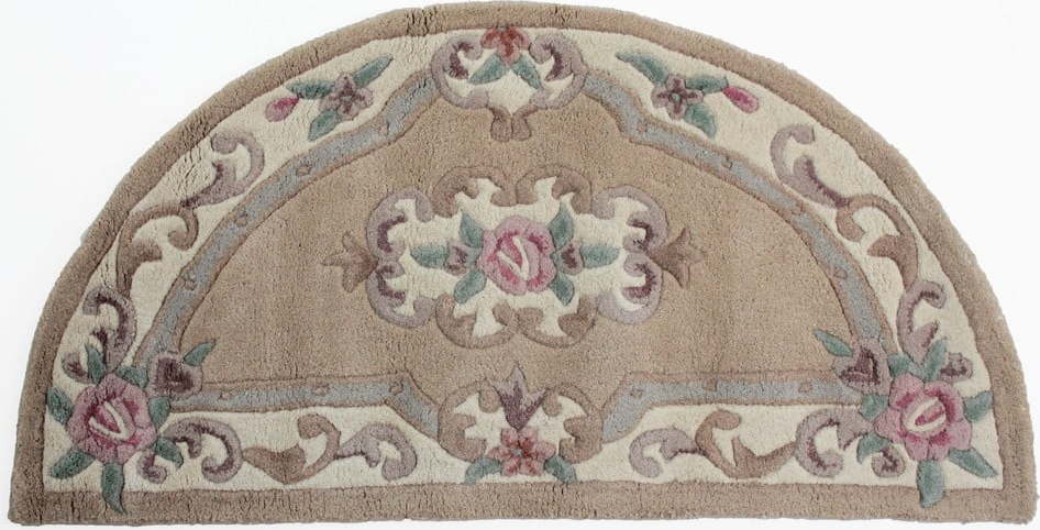 Béžový vlněný koberec Flair Rugs Aubusson