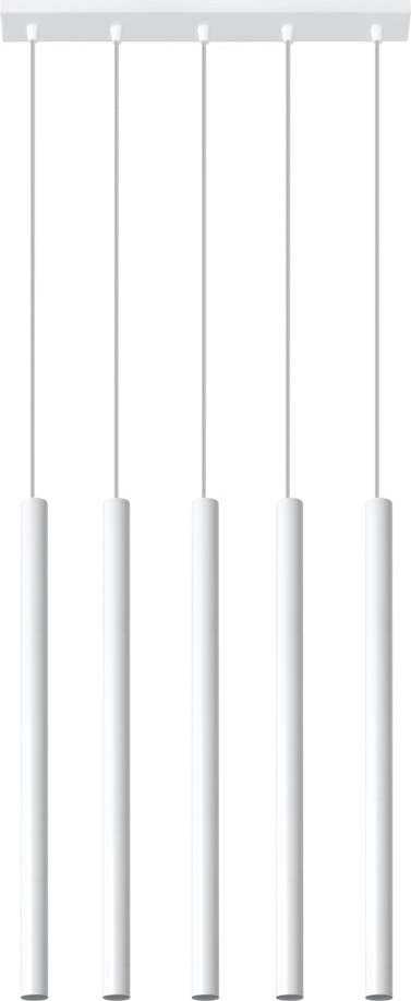 Bílé závěsné svítidlo Nice Lamps Fideus