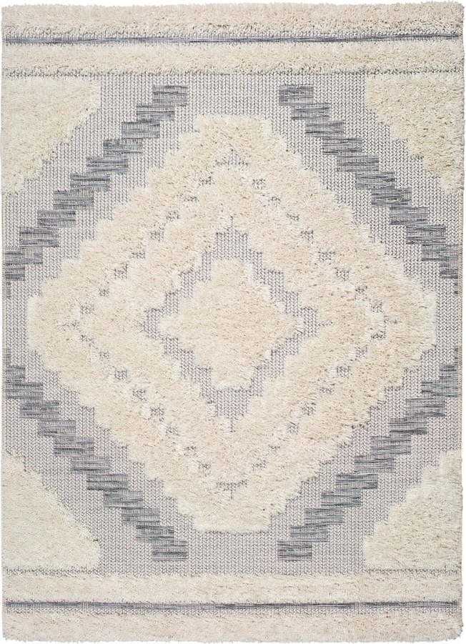 Bílo-šedý koberec Universal Cheroky Blanco
