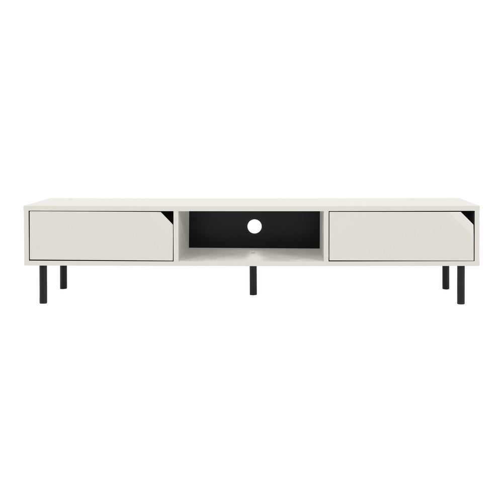 Bílý TV stolek 177x39 cm Corner - Tenzo Tenzo