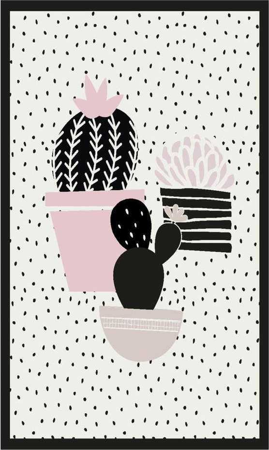 Bílý koberec 180x120 cm Cactus 2 - Rizzoli Rizzoli