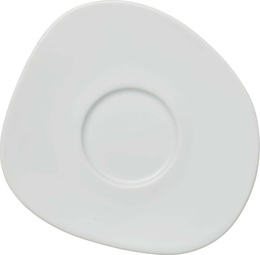 Bílý porcelánový podšálek Villeroy & Boch Like Organic