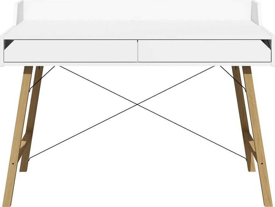 Bílý psací stůl Lotta BELLAMY