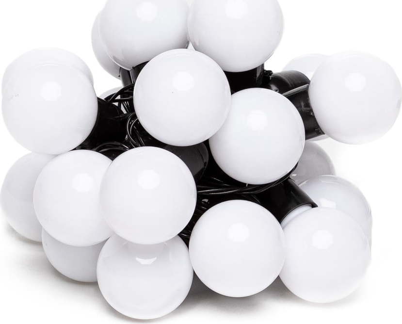 Bílý světelný řetěz s LED žárovkami Bonami Essentials
