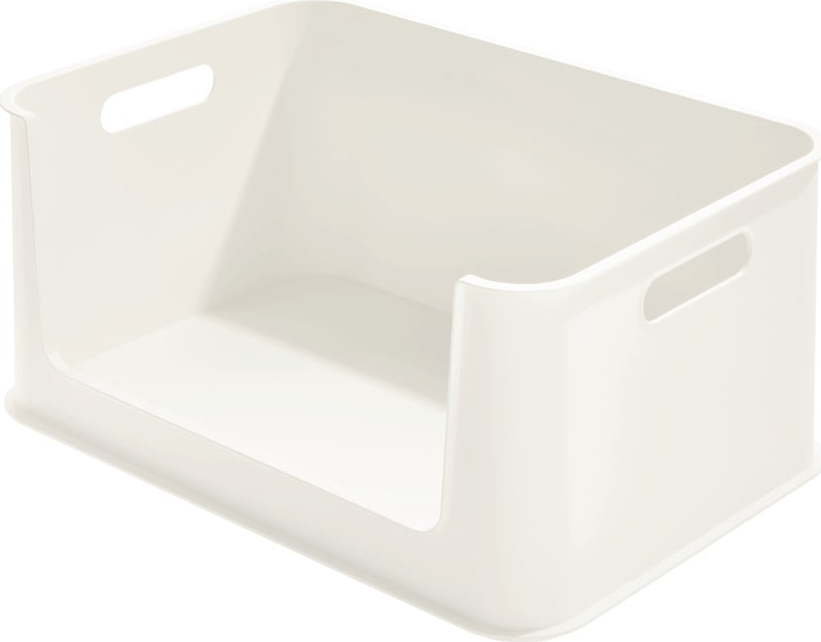 Bílý úložný box iDesign Eco Open
