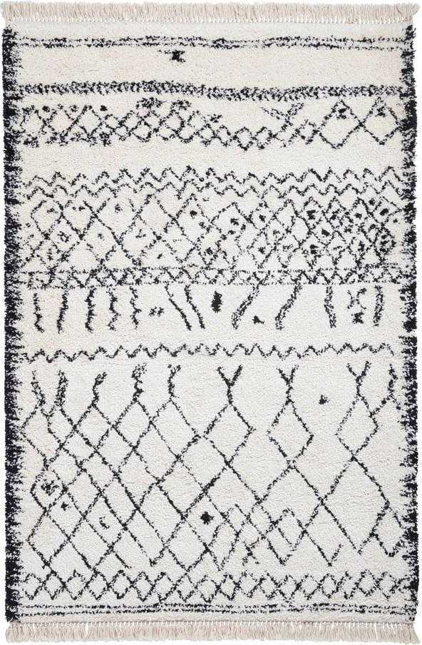 Bílý/černý koberec 290x200 cm Boho - Think Rugs Think Rugs
