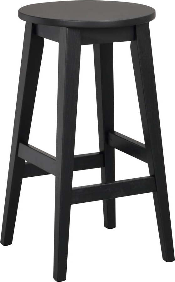 Černá barová židle z dubového dřeva 65 cm Austin - Rowico Rowico