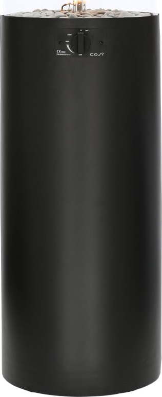 Černá plynová lampa COSI Pillar