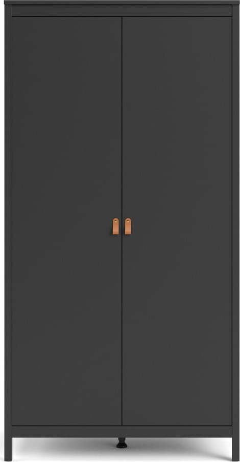 Černá šatní skříň 102x199 cm Madrid - Tvilum Tvilum