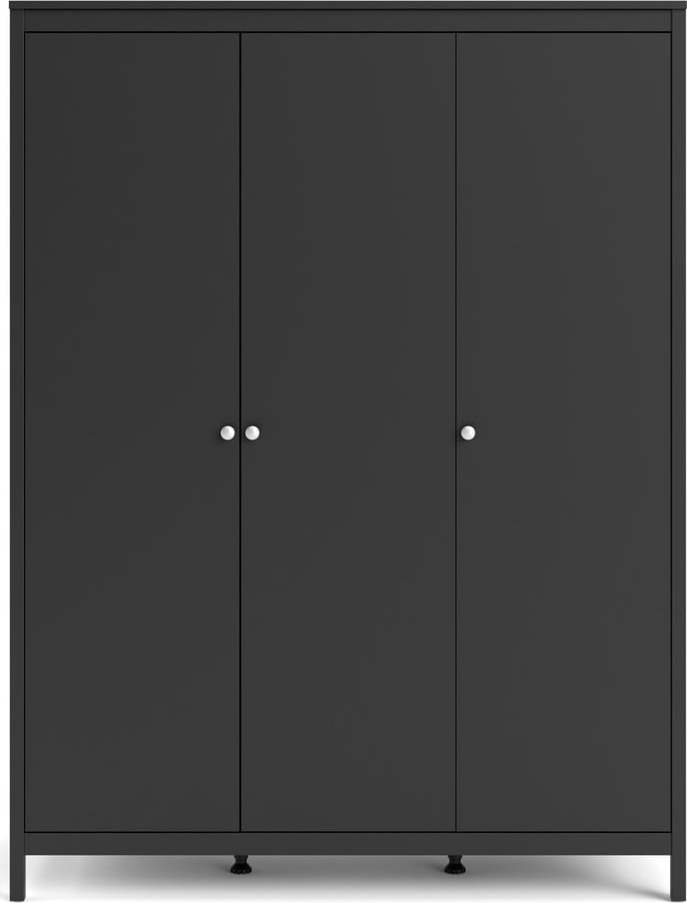 Černá šatní skříň 150x199 cm Madrid - Tvilum Tvilum