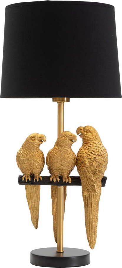 Černá stolní lampa Mauro Ferretti Parrots Mauro Ferretti