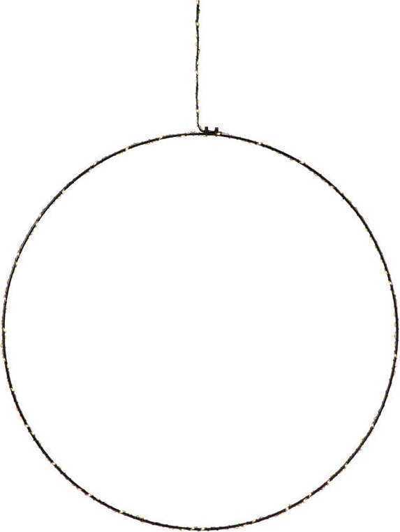 Černá vánoční závěsná světelná dekorace Markslöjd Alpha Circle