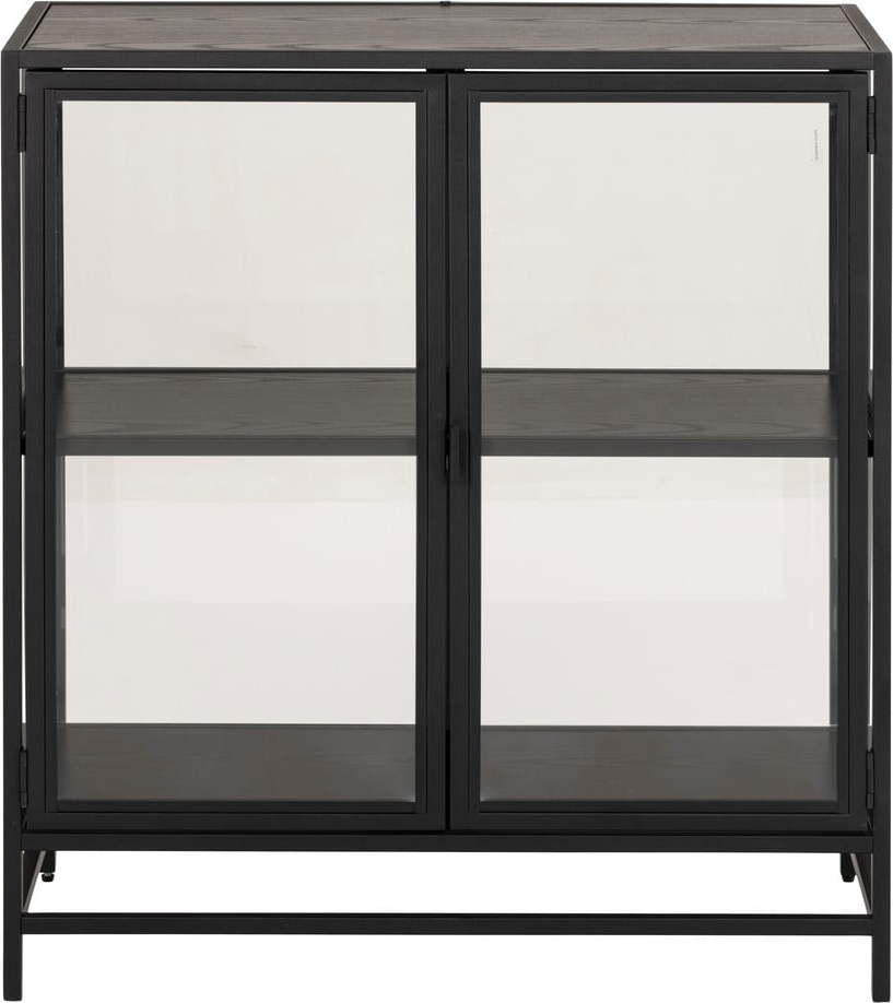 Černá vitrína 77x86 cm Seaford - Actona Actona