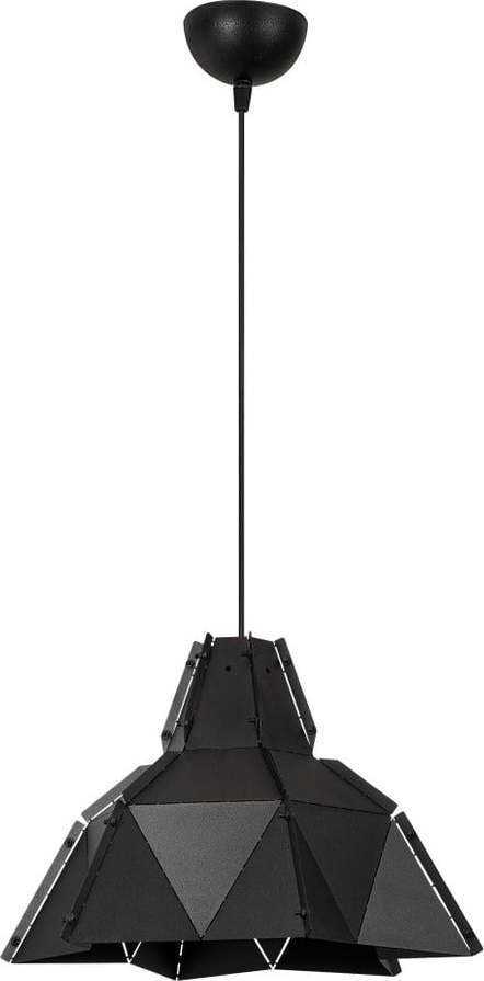 Černé kovové závěsné svítidlo Opviq lights Samantha Opviq lights