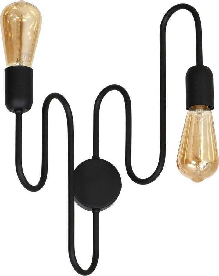 Černé nástěnné svítidlo Homemania Lynx Homemania Decor