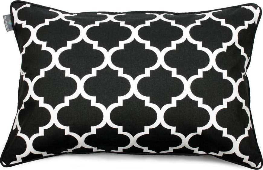 Černo-bílý povlak na polštář WeLoveBeds Clover