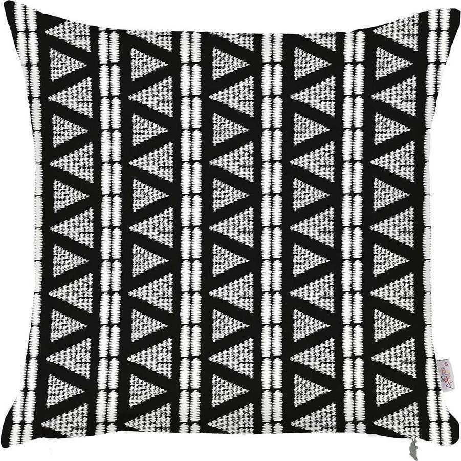 Černobílý povlak na polštář Mike & Co. NEW YORK Geometric Tribal