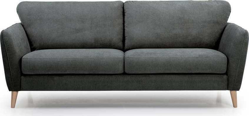 Černošedá pohovka 206 cm Oslo - Scandic Scandic