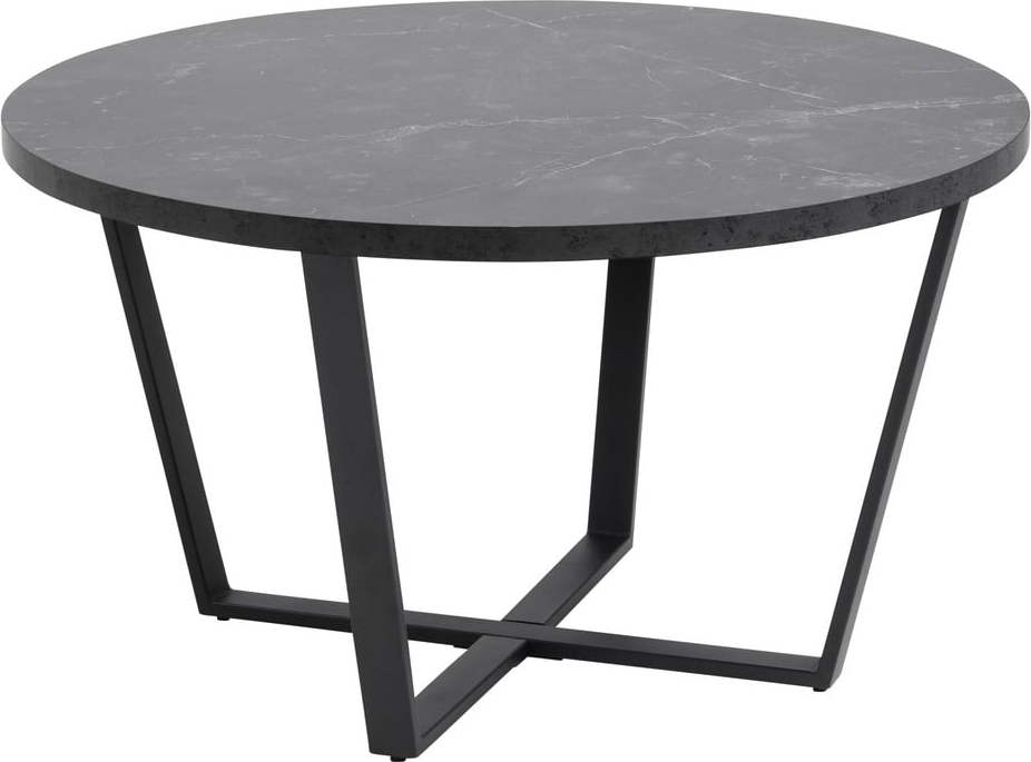 Černý kulatý konferenční stolek ø 77 cm Amble - Actona Actona