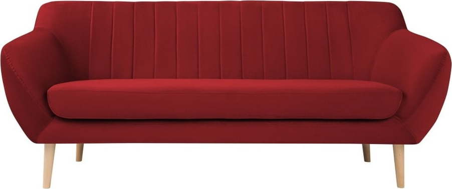 Červená sametová pohovka Mazzini Sofas Sardaigne
