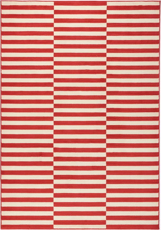 Červeno-bílý koberec Hanse Home Gloria Panel