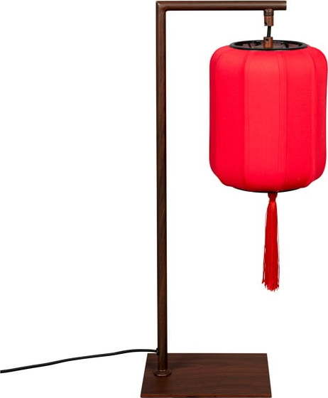 Červeno-hnědá stolní lampa Suoni - Dutchbone Dutchbone