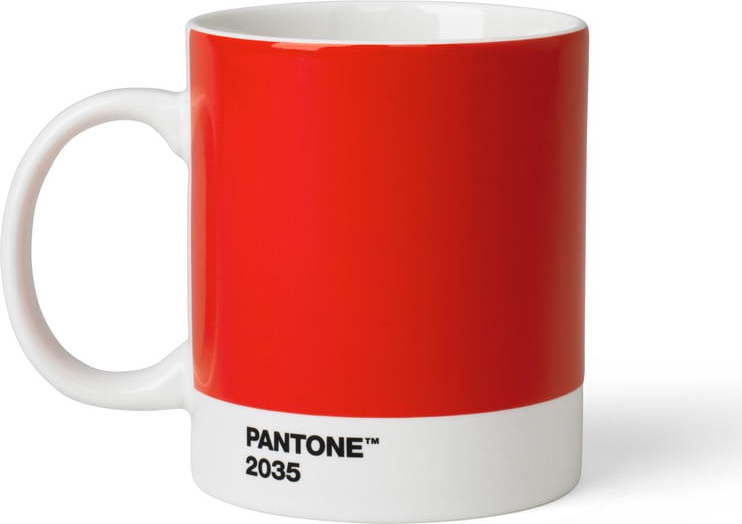 Červený hrnek Pantone