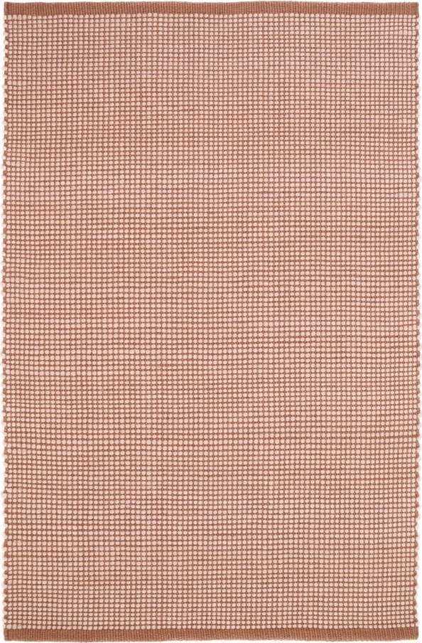Červený koberec s podílem vlny 130x70 cm Bergen - Nattiot Nattiot