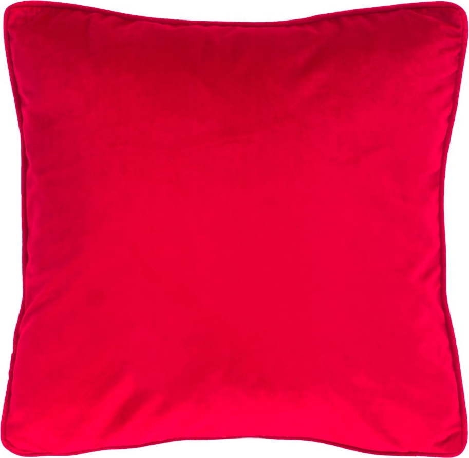 Červený polštář Tiseco Home Studio Velvety
