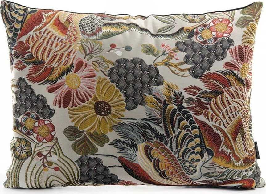 Dekorativní polštář s květinovým vzorem s příměsí bavlny House Nordic Alvito
