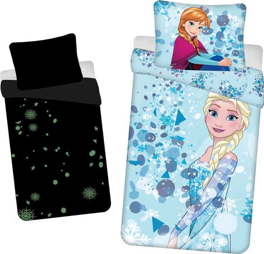 Dětské bavlněné povlečení se svítícím efektem Jerry Fabrics Frozen Glow