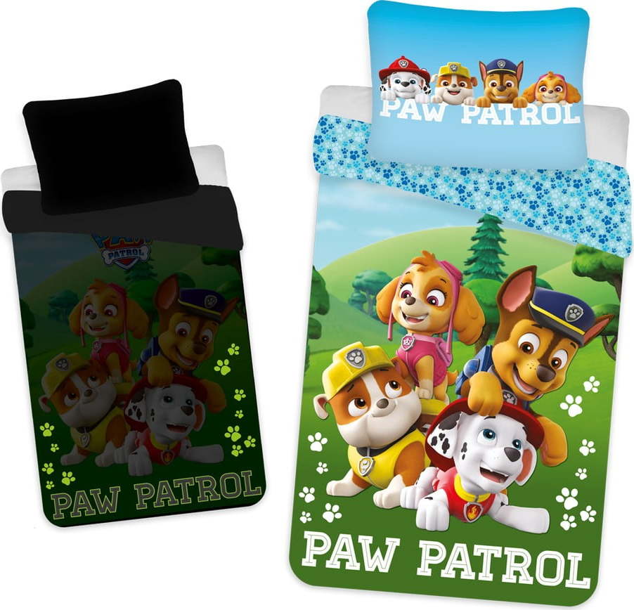 Dětské bavlněné povlečení se svítícím efektem Jerry Fabrics Tlapková Patrola