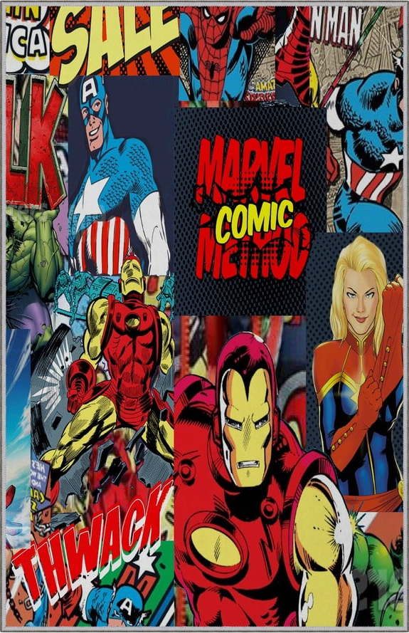 Dětský protiskluzový koberec Conceptum Hypnose Superheros