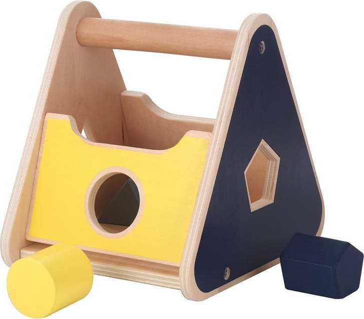 Dřevěná vkládací hračka Kindsgut Basket KINDSGUT