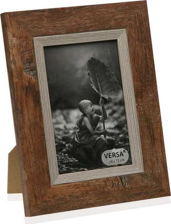 Dřevěný rámeček na fotografii Versa Madera Marron