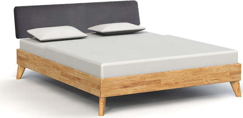 Dvoulůžková postel z dubového dřeva 160x200 cm Greg 3 - The Beds The Beds
