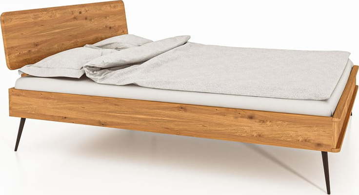 Dvoulůžková postel z dubového dřeva 160x200 cm Kula 1 - The Beds The Beds
