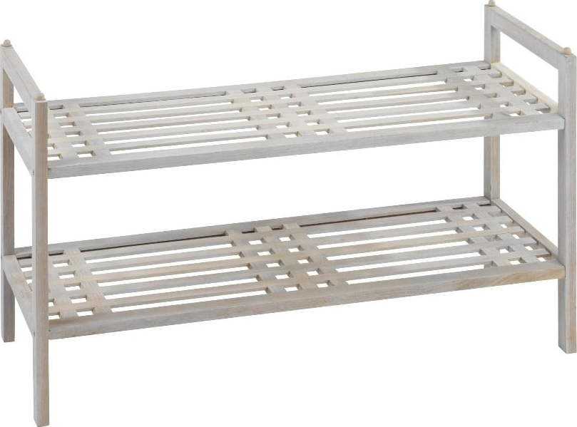 Dvoupatrový botník z ořechového dřeva Wenko Norway WENKO