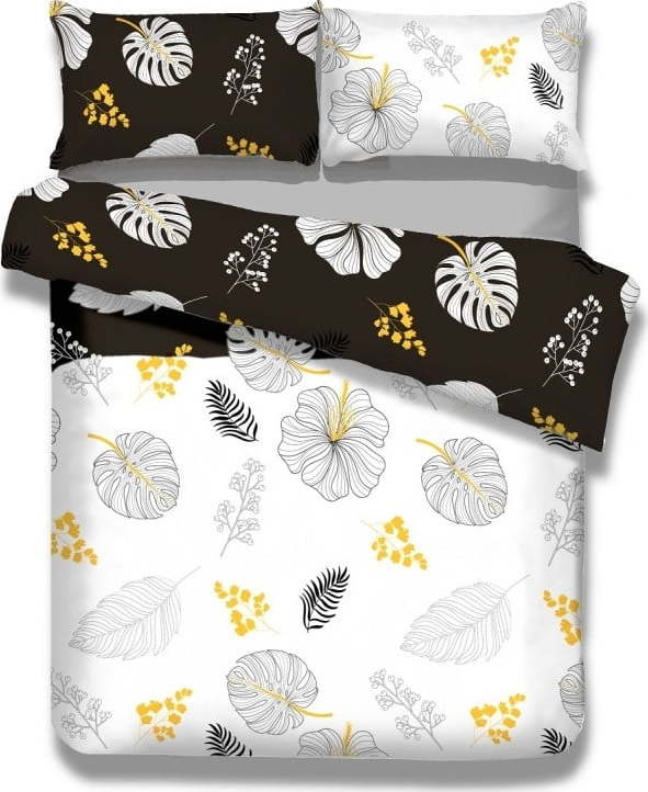 Flanelové povlečení na dvoulůžko AmeliaHome Floral Rain