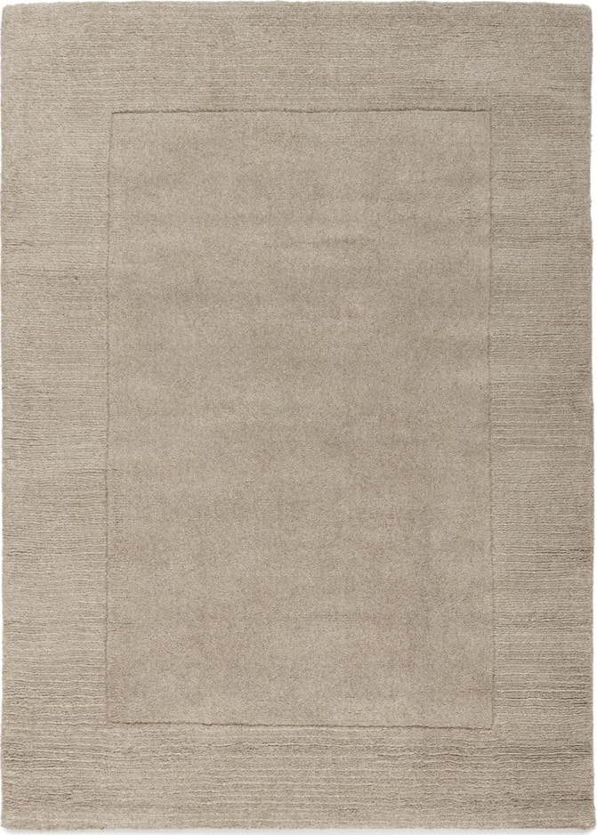 Hnědý vlněný koberec Flair Rugs Siena