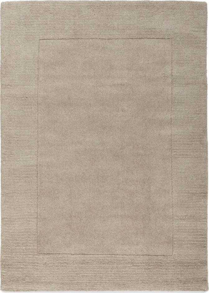 Hnědý vlněný koberec Flair Rugs Siena