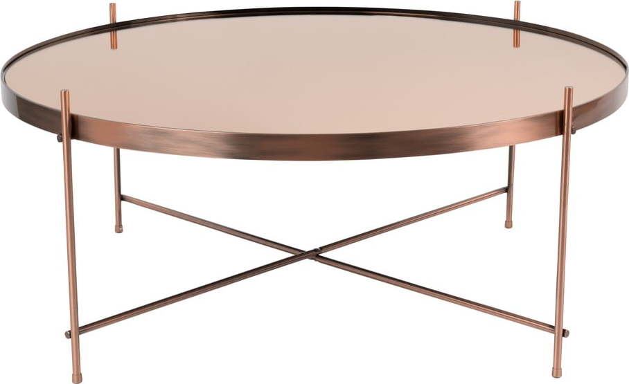 Konferenční stolek v měděné barvě Zuiver Cupid XXL Zuiver