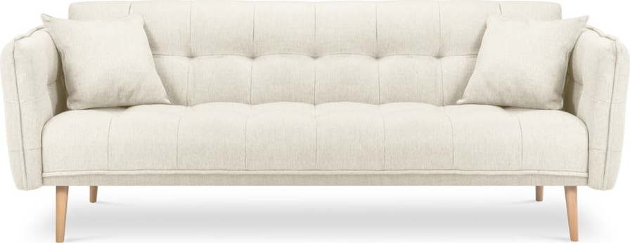 Krémová rozkládací pohovka Mazzini Sofas Canna Mazzini Sofas